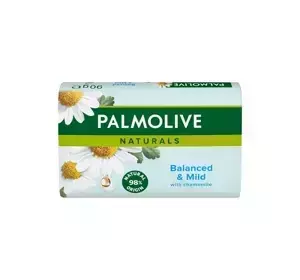 PALMOLIVE NATURALS BALANCED & MILD CHAMOMILE SEIFENSTÜCK FÜR GESICHT HÄNDE UND KÖRPER 90G