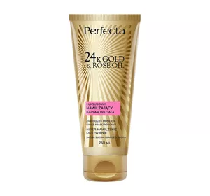 PERFECTA 24K GOLD & ROSE OIL LUXURIÖSE FEUCHTIGKEITSSPENDENDE KÖRPERLOTION 250ML