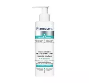 PHARMACERIS A PURI SENSIMIL MIKROSPHÄREN-REINIGUNSGMILCH FÜR GESICHT UND AUGEN ZUR MAKE-UP-ENTFERNUNG MIT DOPPELTEM ZWECK 190ML