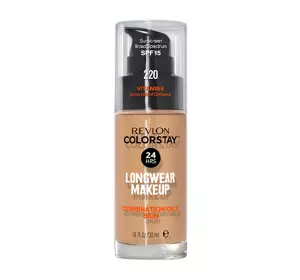 REVLON COLORSTAY GRUNDIERUNG MIT VITAMIN E FÜR FETTIGE HAUT 220 NATURAL BEIGE 30ML