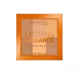 RIMMEL LASTING RADIANCE AUFLEUCHTENDES PUDER 002 HONEYCOMB 8G