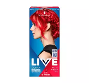 SCHWARZKOPF LIVE ULTRA BRIGHTS OR PASTEL SEMIPERMANENTES HAARFÄRBEMITTEL 092 INTENSIVES ROT