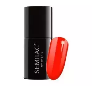 SEMILAC HYBRIDLACK UV 567 NEON RED ORANGE 7 ML