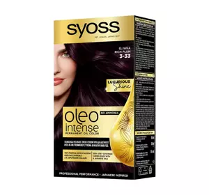 SYOSS OLEO INTENSE HAARFARBE OHNE AMMONIAK 3-33 REICHE PFLAUME