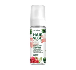 Sessio Hair Vege Coctail dezentes Schaumshampoo Granatapfel und Salbei 175g