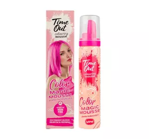 TIME OUT FARBSCHAUM FÜR HAARE 01 NEON PINK 75ML