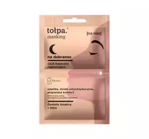 TOŁPA MASKING NA DOBRANOC REGENERIERENDE GESICHTSMASKE FÜR DIE NACHT 2X5ML