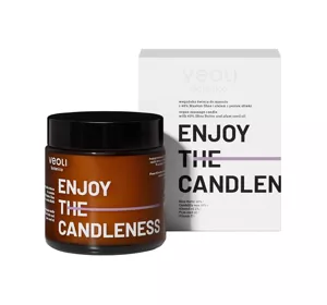 VEOLI BOTANICA VEGANE MASSAGE KERZE ENJOY THE CANDLESS 100ML