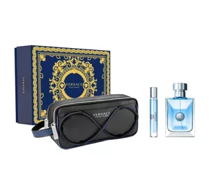 VERSACE POUR HOMME EDT SPRAY 100ML + 10ML + KOSMETIKTASCHE SET