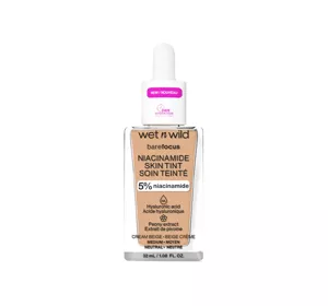 Wet n Wild Barefocus Leichte feuchtigkeitsspendende Foundation Cream Beige 32ml