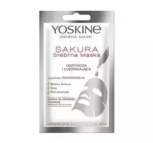 YOSKINE GEISHA MASK SAKURA SILBERNE ERNÄHRUNGSMASKE 20ML