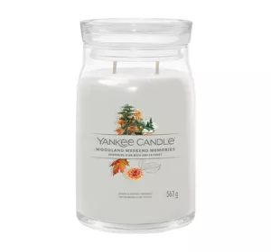 Yankee Candle Signature Große Duftkerze Woodland Weekend Memories 567g