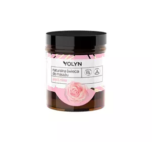 YOLYN NATÜRLICHE MASSAGEKERZE FRAU ROSE 120ML