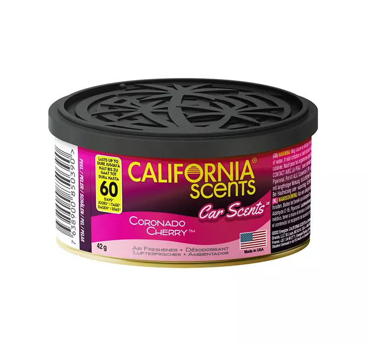 California Scents Car Scents Autoduft Lufterfrischer Duftdosen Air  Freshener, Coronado Cherry , 42g (12 Stück)