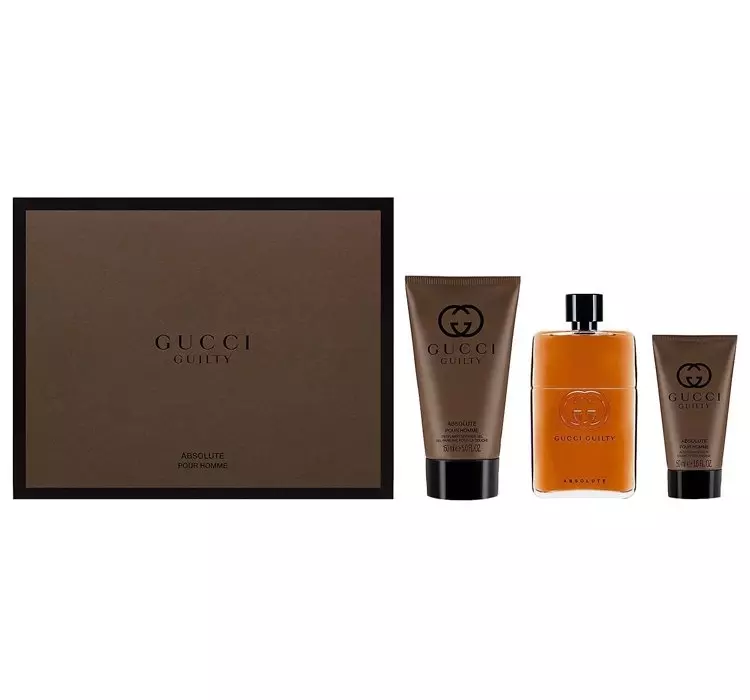 gucci guilty absolute pour homme edp spray 90ml + asl 50ml + sg 150ml ...