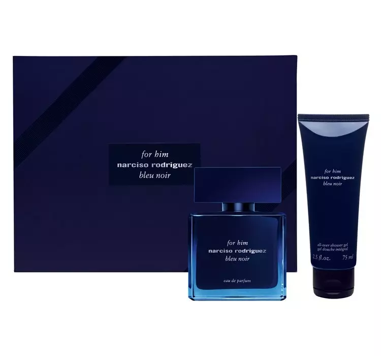 narciso rodriguez for him bleu noir edp spray 50ml + sg 75ml set edp ...