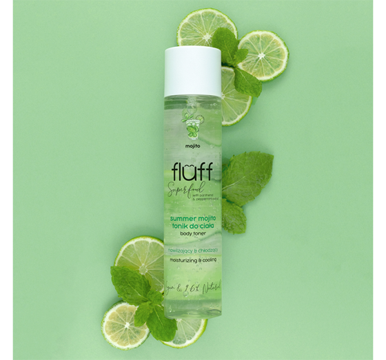  FLUFF SUPERFOOD SUMMER MOJITO BODY TONER FÜR DEN KÖRPER 200ML