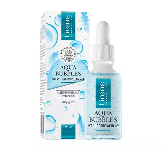  LIRENE AQUA BUBBLES TIEF FEUCHTIGKEITSSPENDENDES HYDROSERUM 30ML