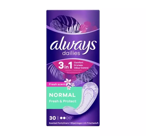 ALWAYS DAILIES FRESH & PROTECT NORMAL FRESH SCENT SLIPEINLAGEN 30 STÜCK