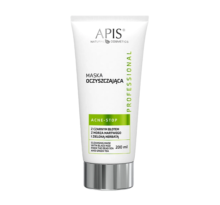 APIS ACNE-STOP MASKE MIT SCHWARZEM SCHLAMM AUS TOTEM MEER UND GRÜNTEE 200ML