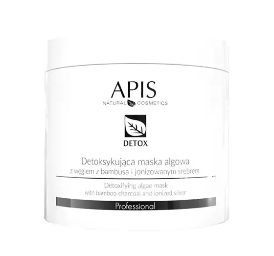 APIS DETOX ENTGIFTENDE ALGENMASKE MIT BAMBUSKOHLE UND IONISIERTEM SILBER 200G