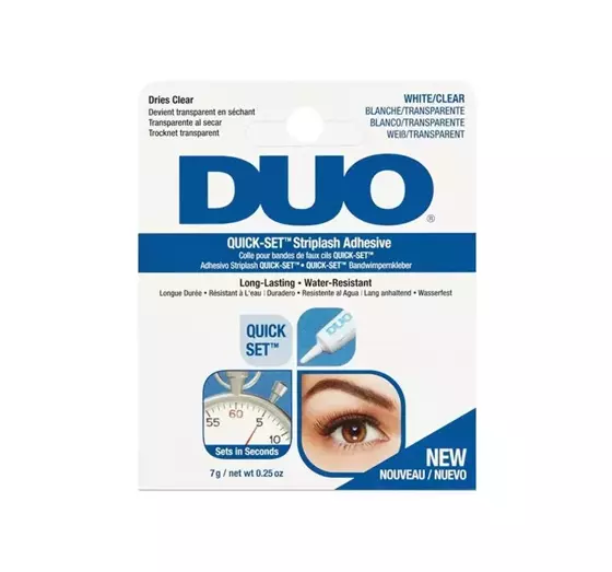 ARDELL DUO QUICK SET KLEBER FÜR KÜNSTLICHE WIMPERN WHITE CLEAR 7G