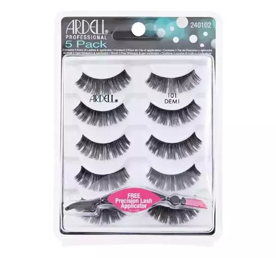 ARDELL WIMPERN 101 DEMI 5 PACK SCHWARZ APPLIKATOR