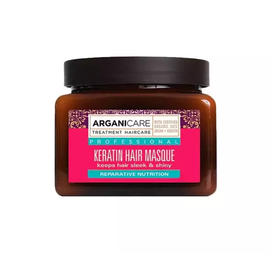 ARGANICARE KERATIN REGENERIERENDE MASKE FÜR ALLE HAARTYPEN 500ML