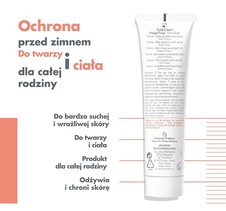 AVENE COLD CREAM ERNÄHRENDE SCHUTZCREME 40 ML