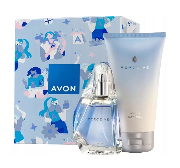 AVON PERCEIVE FOR HER EDP SPRAY 50ML + BL 150ML