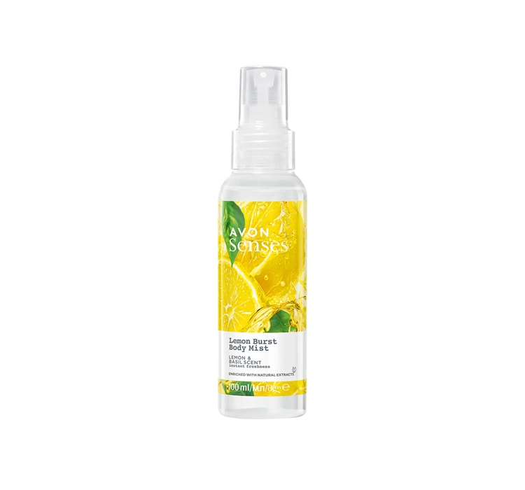 AVON SENSES BODY MIST KÖRPERSPRAY LEMON BURST 100ML