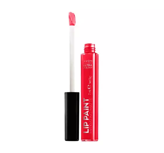 AVON ULTRA COLOUR LIP PAINT HYDRATING MATTE FEUCHTIGKEITSSPENDENDER LIPPENSTIFT GLAM RED 7ML