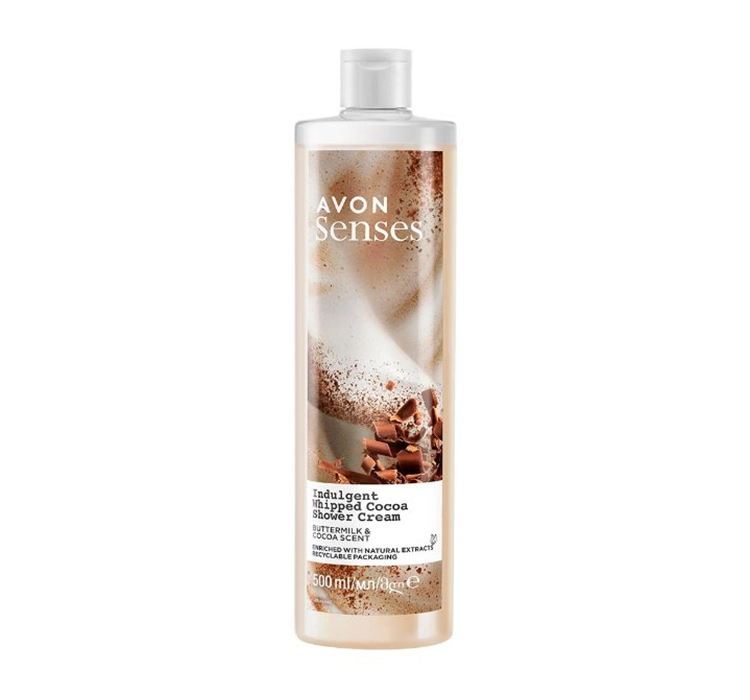 Avon Senses Indulgent Whipped Cocoa cremiges Duschgel 500ml