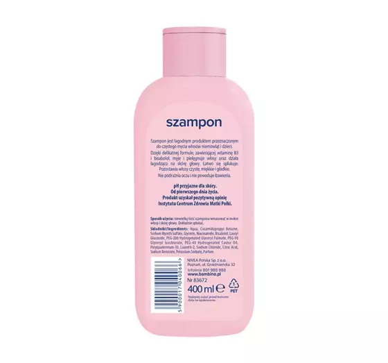 BAMBINO SHAMPOO FÜR KINDER AB DEM ERSTEN LEBENSTAG 400ML