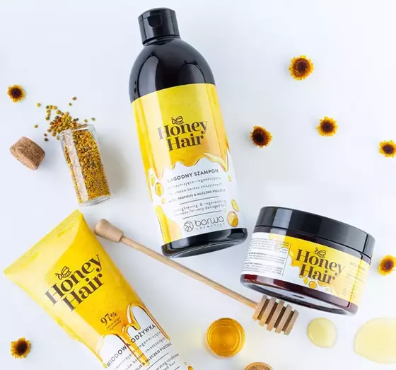 BARWA HONEY HAIR HAARMASKE FÜR NORMALES UND TROCKENES HAAR 220ML