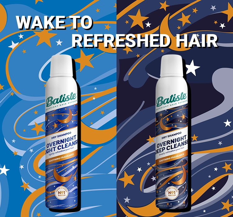 BATISTE DRY SHAMPOO & OVERNIGHT LIGHT CLEANSE TROCKENSHAMPOO 200ML