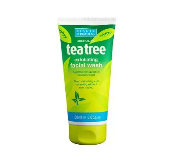 BEAUTY FORMULAS TEA TREE PEELENDES GESICHTSGEL 150 ML