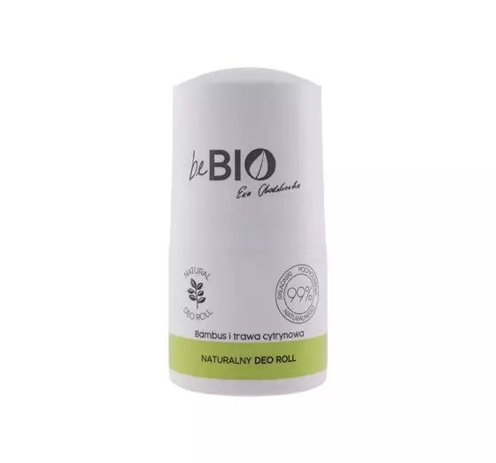 BEBIO NATÜRLICHES DEODORANT ROLL ON BAMBUS UND ZITRONENGRAS 50ML