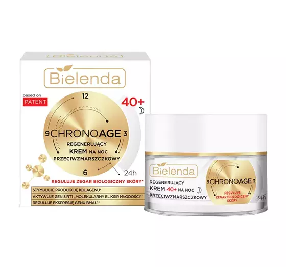 BIELENDA CHRONO AGE 24H REGENERIERENDE ANTI FALTEN CREME 40+ FÜR NACHT 50ML