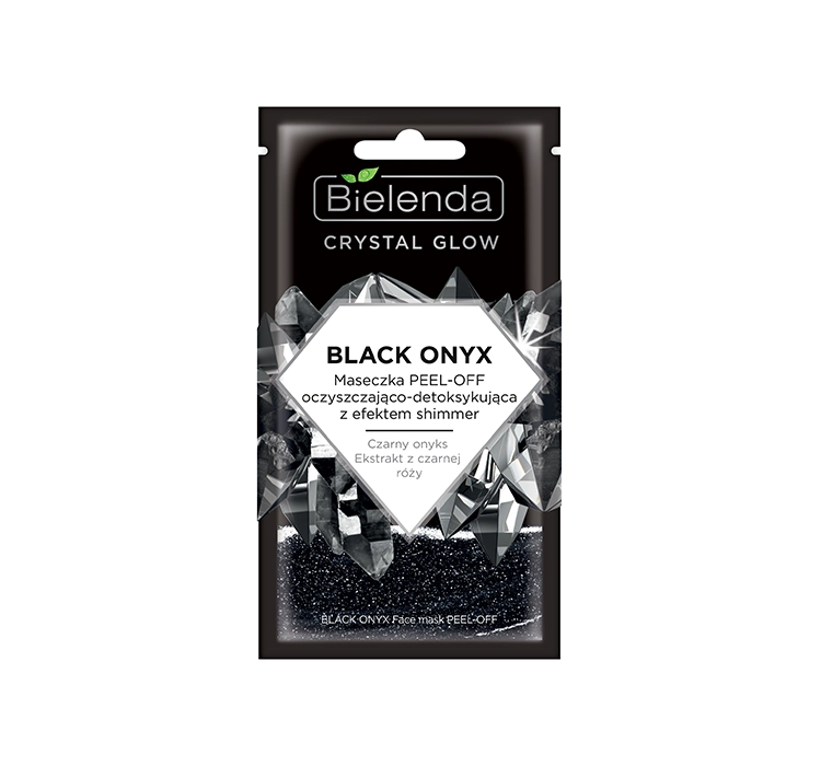 BIELENDA CRYSTAL GLOW BLACK ONYX PEEL OFF MASKE REINIGEND-DETOX 8G