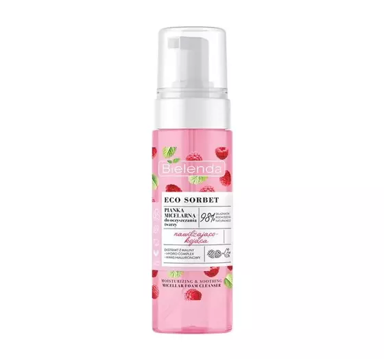 BIELENDA ECO SORBET HIMBEERE MIZELLENSCHAUM 150ML