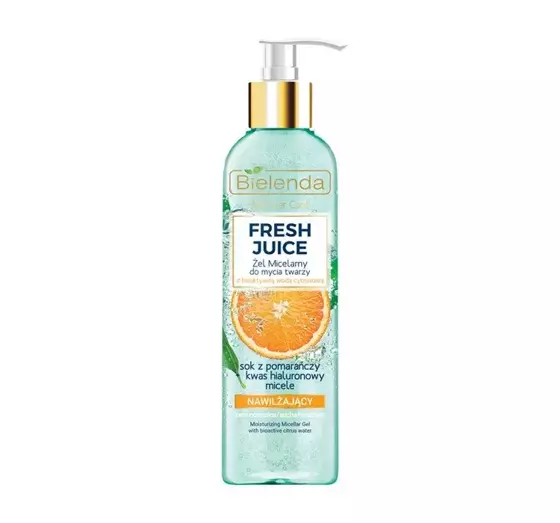 BIELENDA FRESH JUICE FEUCHTIGKEITSSPENDENDES MIZELLENGEL ORANGE 190 G