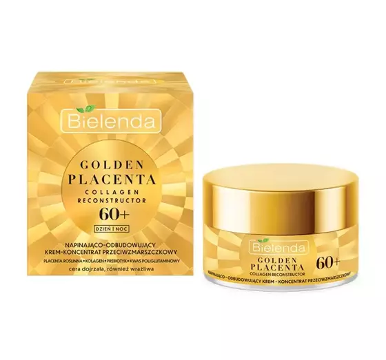 BIELENDA GOLDEN PLACENTA ANTI-FALTEN-CREME FÜR TAG UND NACHT 70+ 50ML