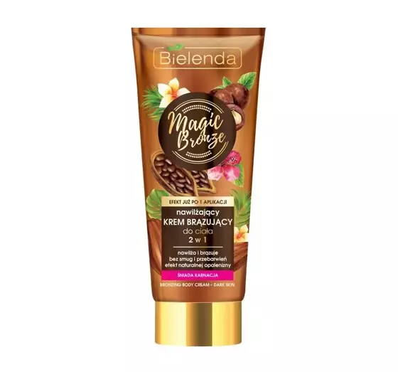 BIELENDA MAGIC BRONZE 2IN1 FEUCHTIGKEITSSPENDENDE, BRONZIERENDE KÖRPERCREME DUNKLER TEINT  200ML