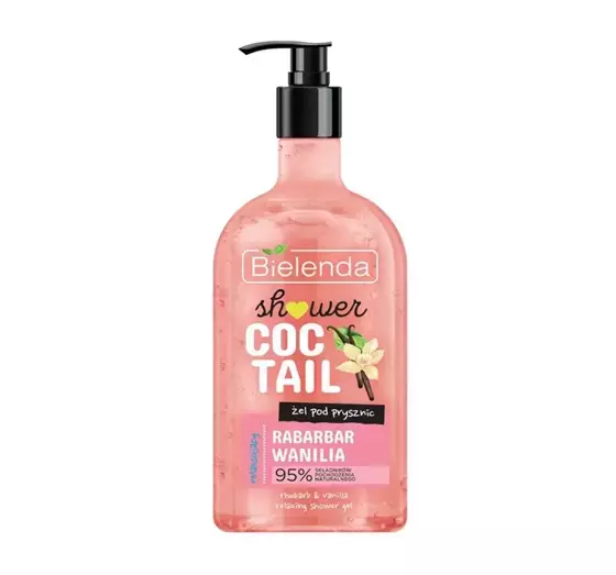 BIELENDA SHOWER COCTAIL AUSRUHENDES DUSCHGEL RHABARBER VANILLE 400ML