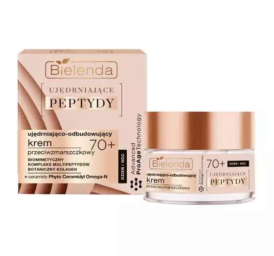 BIELENDA STRAFFENDE PEPTIDE ANTI FALTEN CREME FÜR TAG UND NACHT 70+ 50ML