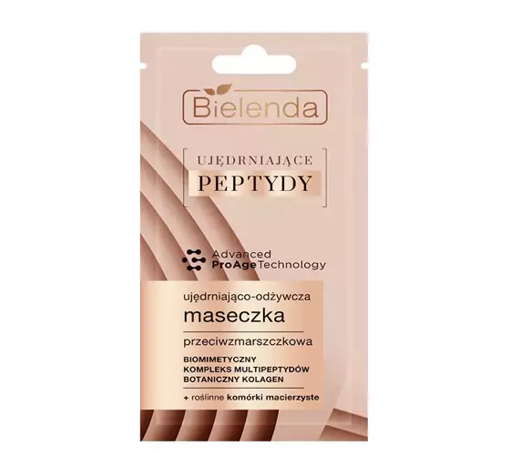 BIELENDA STRAFFENDE PEPTIDE ANTI FALTEN GESICHTSMASKE 8G