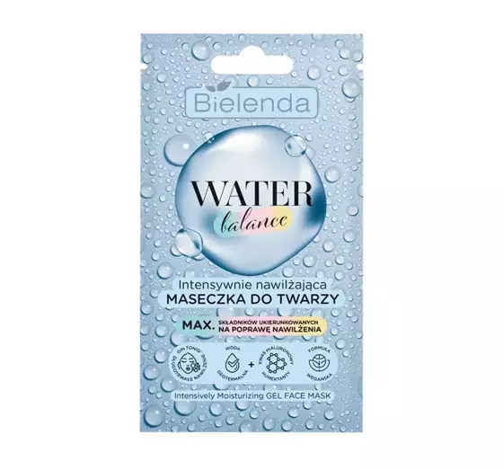 BIELENDA WATER BALANCE INTENSIV FEUCHTIGKEITSSPENDENDE GESICHTSMASKE 7ML