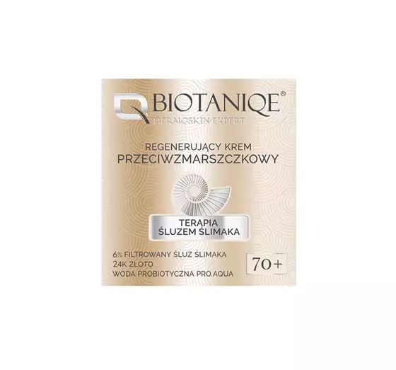 BIOTANIQE SCHNECKENSCHLEIMTHERAPIE REGENERIERENDE ANTI FALTEN CREME 70+ 50ML