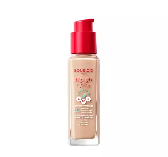 BOURJOIS HEALTHY MIX CLEAN FOUNDATION 50.5N LIGHT IVORY 30ML